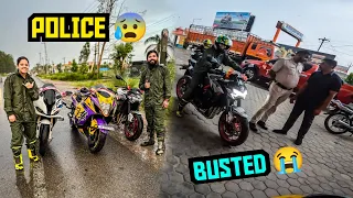 Apni Superbikes Hayabusa Aur Bmw Ko Police Ne Pakad Liya Ladakh Jaatey Waqt 😱 Ep4