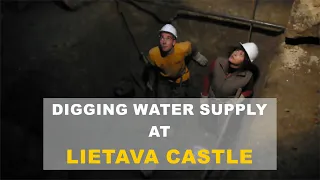 Hrad Lietava - Čistenie hradnej cisterny 2007 - 2008 - Castle Lietava - cleaning of water supplly