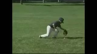 One Knee Fielding Drill for Baseball
