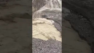 Death Valley National Park hit with flash flooding due to Tropical Storm Hilary