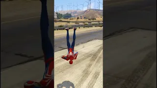 GTA 5 Funny Compilation  Spiderman VS Bad Girl Euphoria Physics 54 #shorts