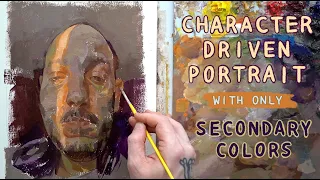 Painting a Portrait With Only Secondary Colors - Wednesday, Week 50 (20/01/2021)