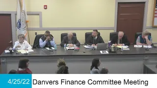 Finance Committee Meeting - 4/25/22