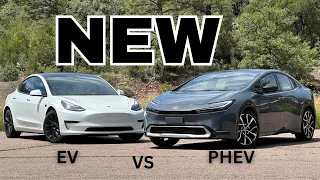 NEW PHEV Prius vs Tesla Model 3 - Cost Analysis