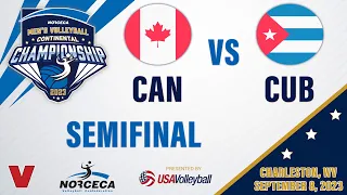 🇨🇦 CANADA vs 🇨🇺 CUBA | SEMI-FINAL | 2023 Men's NORCECA Championship