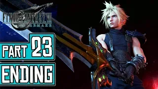 Final Fantasy VII Remake ENDING Walkthrough Part 23 (PS4 Pro) FULL GAME No Commentary @ 1080p ᴴᴰ ✔