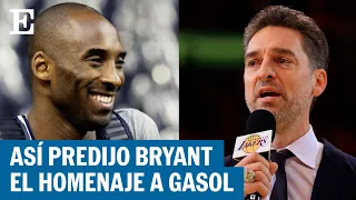 PAU GASOL: La historia detrás de la predicción de Kobe Bryant sobre su camiseta de Lakers | EL PAÍS