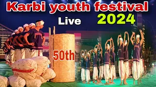 50th Karbi youth festival || Kyf 2024 || Night Dance performance ||