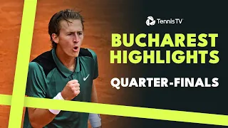 Korda Faces Barrere; Moutet vs Fucsovics; Fonseca & More Play | Bucharest Quarter-Final Highlights