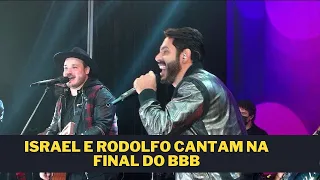 Israel e Rodolfo CANTAM na final do BBB