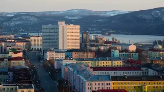 Мурманск. Времена года. Снимки сделанные с одной и той же точки