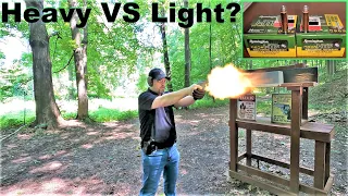 Snub Nose .357 Magnum - Heavy VS Light? Remington HTP 158 gr VS 110 gr SJHP