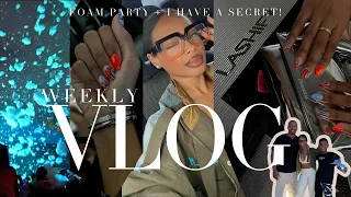 Weekly Vlog: Sharing a Secret + Word of Inspo + Applying Lashify Lashes + Family Foam Party!