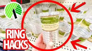 GRAB $1 SHOWER RINGS FROM THE DOLLAR STORE FOR THESE ALL NEW HACKS! 🤩 Dollar Tree DIYs