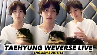 [ENG SUB] Taehyung Weverse Live Full "👦🏻" 230413 #bts #taehyung #weverselive #v #taetae #btslive