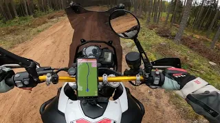 BMW F800GS TET forest roads in Latvia