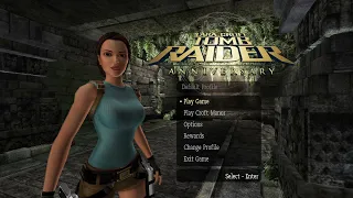 Tomb Raider™: Anniversary (2007) — Main Menu