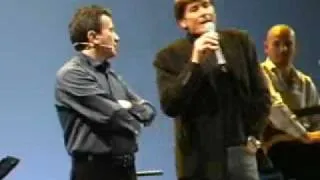 Pupo "il grande Croupier" con Gianni Morandi