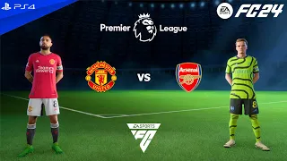 FC 24 PS4 - Man United vs Arsenal | Premier League 23/24