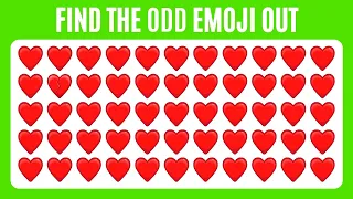 Find the ODD Emoji One Out | Emoji Quiz | Odd One Out Puzzle | Find The Odd Emoji Quizzes
