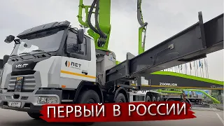 Самый большой бетононасос в России / Новая высота ПроСтройТех