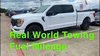 2021 Ford F-150 3.5L Ecoboost Towing 5,000 Pounds with Fuel Mileage Number