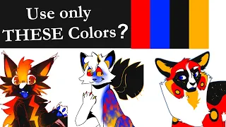 I asked Artists to make OCs with UGLY color palettes