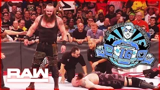 BRAUN STROWMAN & BIG SHOW BREAK THE RING ON WWE RAW — IG Quickie