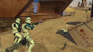 Star Wars  Battlefront 2004 post tcw new horizons mod tatooine dune sea test