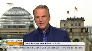 Gerd-Joachim von Fallois zum Ausstieg von Sigmar Gabriel aus dem Außenamt vom 08.03.2018