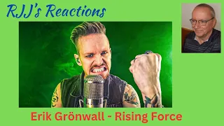 Reaction to Erik Grönwall l - Rising Force  (Yngwie Malmsteen cover)