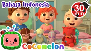 Lima Hewan Kecilku🐘🐁🐵🐷🧸 | CoComelon Bahasa Indonesia - Lagu Anak Anak | Nursery Rhymes