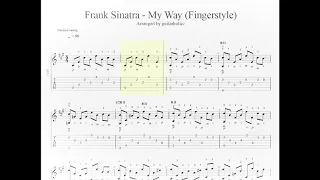 Frank Sinatra - My Way (Fingerstyle TAB)