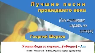 У меня беда со слухом... "Федя" (гитара, Георгий Шортов)