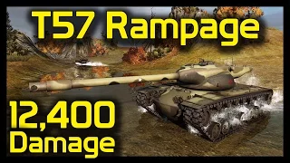 ► World of Tanks T57 Heavy Tank: 12,400 Damage Rampage - T57 Heavy Tank Epic Battle Gameplay