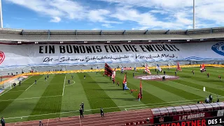 1. FCN vs S04 | die Choreo + die Hymnen | 4K HDR