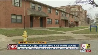 Mom accused of leaving kids home alone