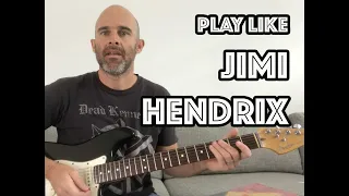 Play Guitar Like Jimi Hendrix Lesson + Tutorial