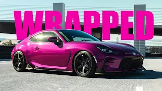 TOMS Japan Toyota GR86 - 5 piece LIP KIT & Wrapped 3m Gloss Fierce Fuchsia