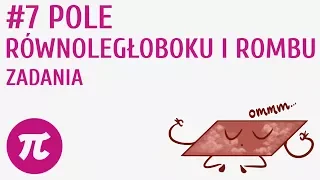 Pole równoległoboku i rombu - zadania #7 [ Pola figur ]