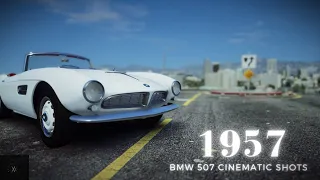 1957 BMW 507 roadster cinematic trailer (GTA V)