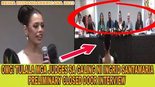 Ingrid Santamaria Kumakain Ng Mic Preliminary Closed Door Interview REINA HISPANOAMERICANA 2023