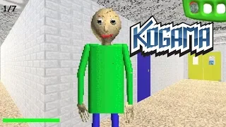 *Baldi's Basics recreated in kogama* 🔥🔥🔥 (Koga's Basic gameplay)