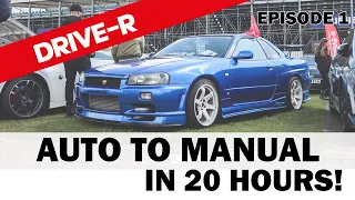 R34 GTT AUTO TO MANUAL CONVERSION (R33 GTST GEARBOX) - EPISODE 1 [PROJECT R34]