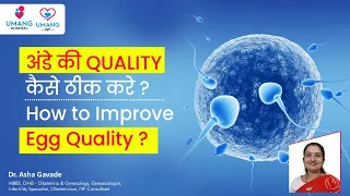 अंडे की गुणवत्ता कैसे ठीक करे | How to Improve Egg Quality | Dr. Asha Gavade | Infertility Videos