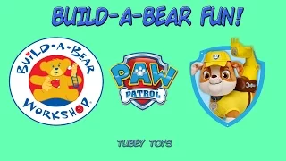 Trip to the Mall! Toy Shopping at Build a Bear Workshop! Paw Patrol Rubble! Tubey Toys