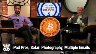 Bitcoin Pizza - iPad Pros, Safari Photography, Multiple Emails