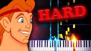 Go The Distance (from Hercules) - Piano Tutorial