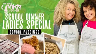 CURLY COOKS - School Dinner Ladies Special!! SCHOOL PUDDINGS!!!!