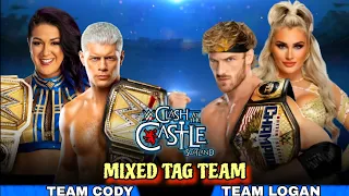 Cody Rhodes & Bayley vs Logan Paul & Tiffany Stratton Full Match WWE Clash At The Castle 2024